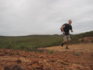 To make it to Roraima's top - which is normally done in 6 days - I have to run or walk very fast