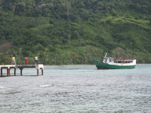 The cargo boat I took from Puerto Obaldia Panama