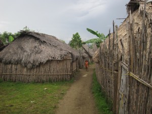 Kuna Indian village