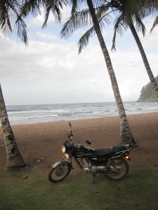 Bike on the Caribbean coast