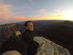 Watching Sunset in Grand Canyon (2017)